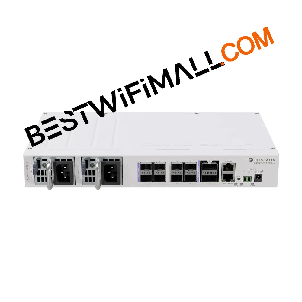 Mikrotik 100Gbit Network Set - ネットワークセット MikroTik CRS510-8XS-2XQ-IN 100 Gigabit Switch 2x100 Gigabit QSFP28
