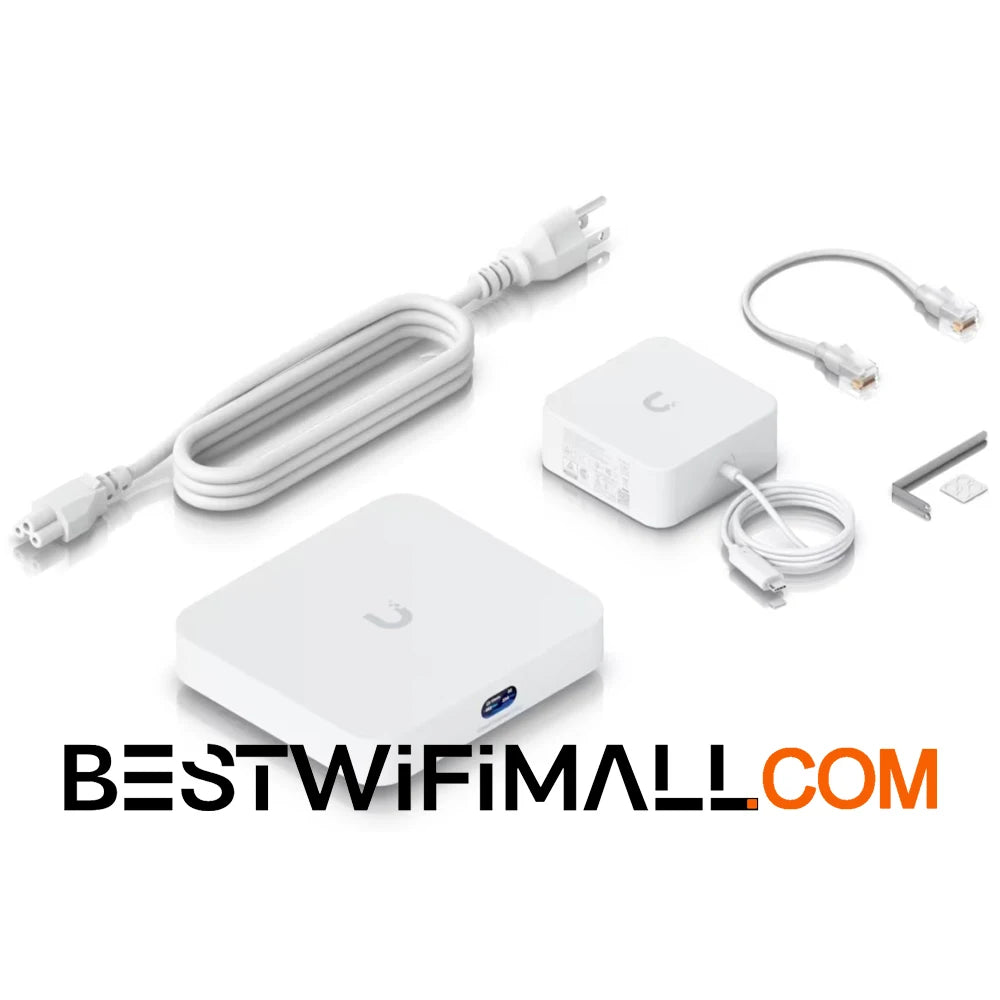 UBIQUITI Cloud Gateway Max UCG-Max-NS UCG-Max Compact 2.5G 30+UniFi Device 300+Client Support 2.3 Gbps IPS Routing, NVR Storage