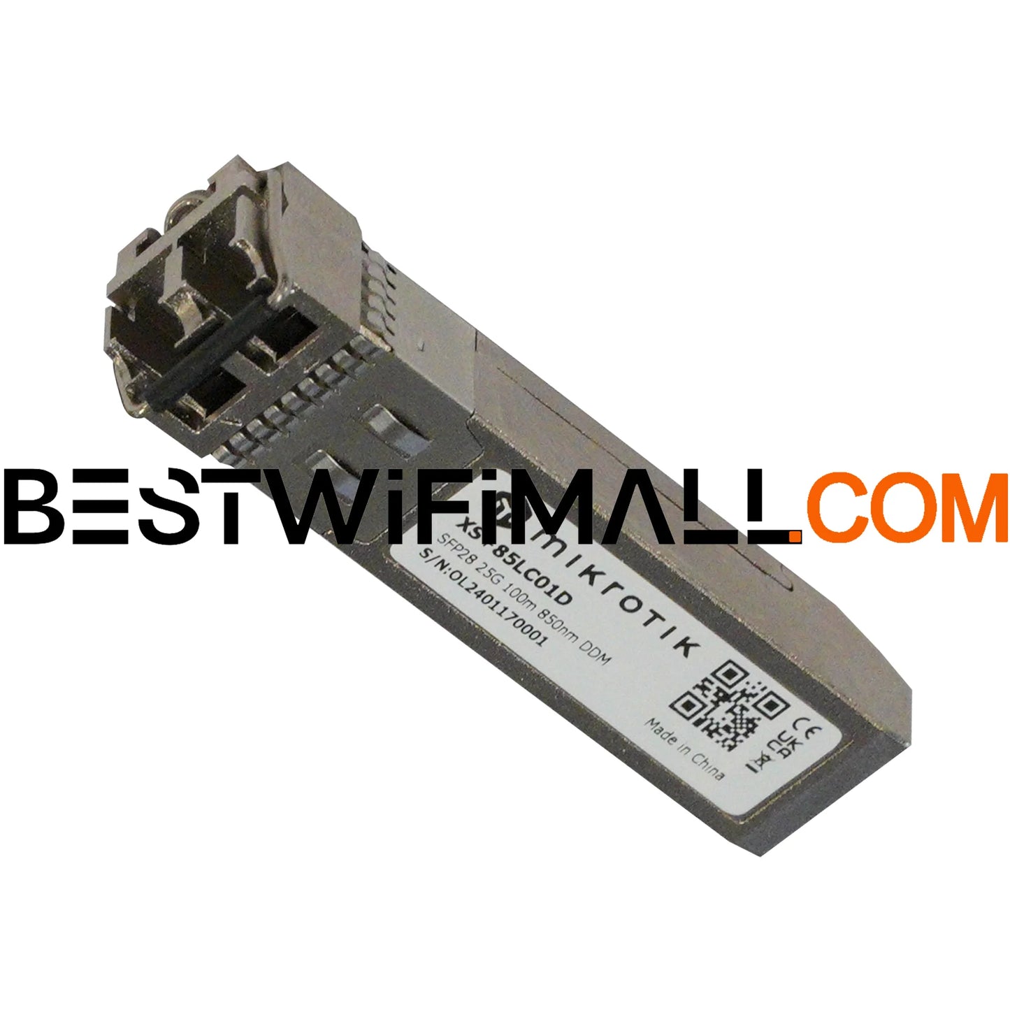 MikroTik XS+85LC01D A Cost-Effective 1.25G SFP, 10G SFP+ and 25G SFP28 Module for the 100 Meter Range