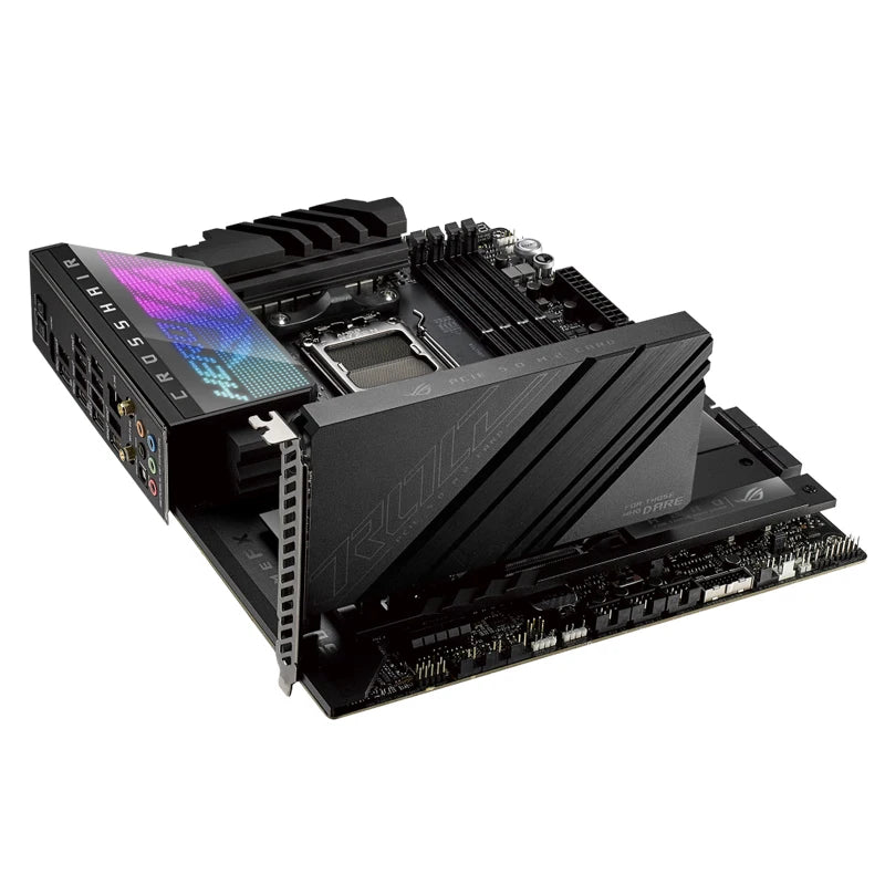 ASUS ROG CROSSHAIR X670E HERO WiFi 6E Socket AM5 LGA 1718 AMD Ryzen 7000 Gaming Motherboard18+2 Power Stages PCIe 5.0 DDR5