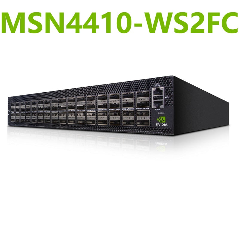 NVIDIA Mellanox MSN4410-WS2FC Spectrum-3 400GbE 1U Open Ethernet Switch Cumulus Linux System 8x400GbE QSFP-DD28 & 8 QSFP-DD - Best WiFi Mall