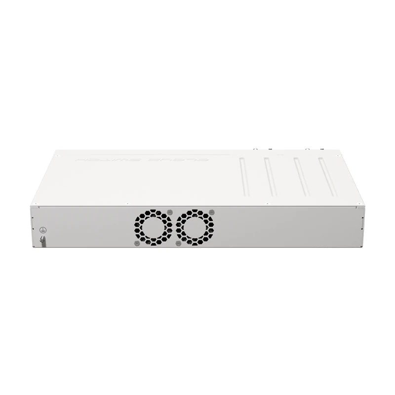 MikroTik CRS510-8XS-2XQ-IN L3 Switch 2x100Gigabit QSFP28 Ports, 8x25Gigabit SFP28 Ports, Dual Hot-Swap Power Supplies, VLANs ACL