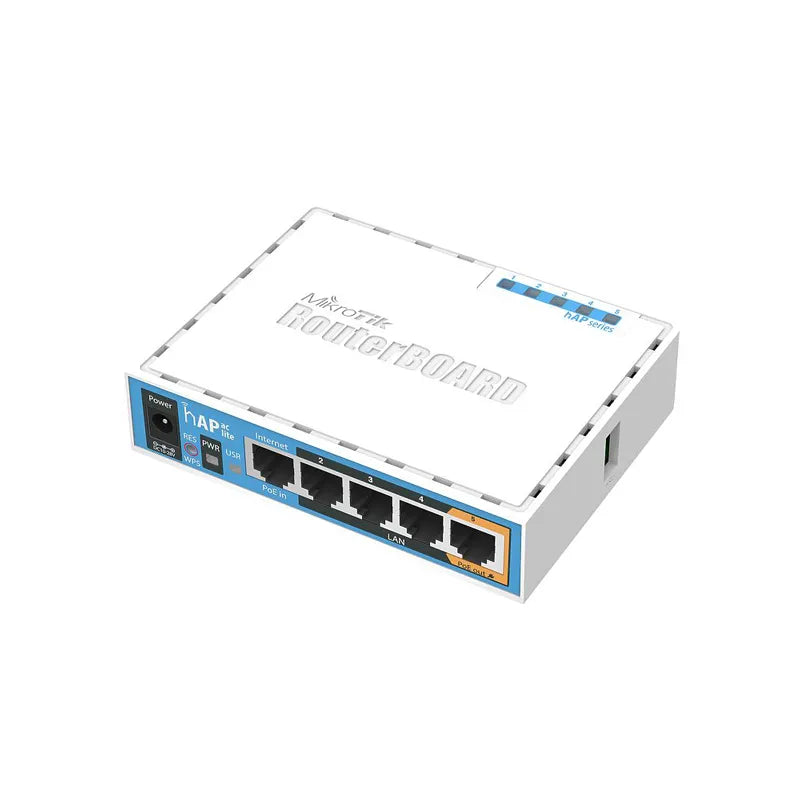 MikroTik RB952Ui-5ac2nD Wi-Fi Router hAP Ac Lite Dual-Concurrent WiFi Access Point 2.4G & 5G SOHO Home - Best WiFi Mall