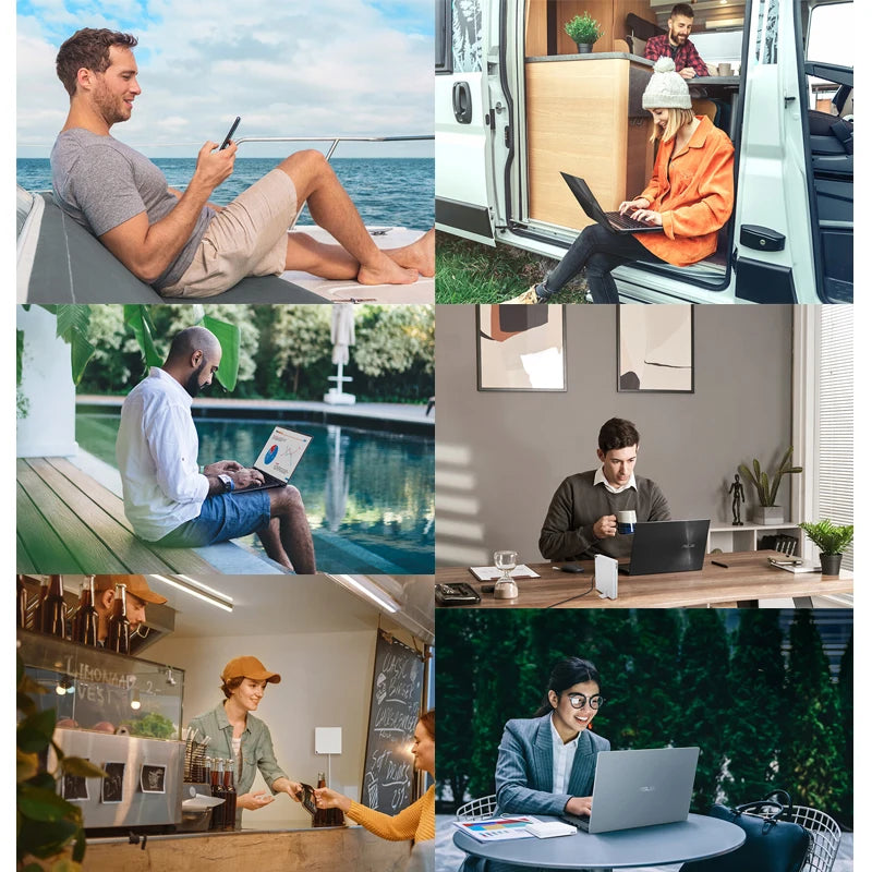 ASUS RT-AX57 Go AX3000 Dual Band WiFi 6 802.11AX Travel Router, Support 4G & 5G Mobile Tethering & Public Wi-Fi (WISP) Mode, VPN