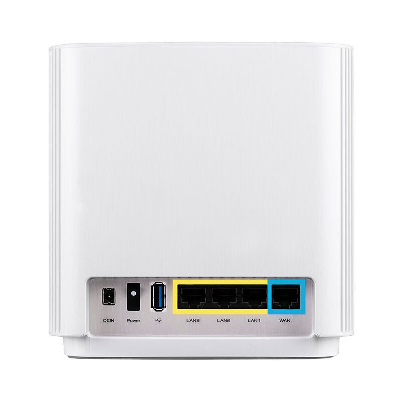 ASUS ZenWiFi XT8 1-2 Packs Whole-Home Tri-Band Mesh WiFi 6 System Coverage up to 5,500sq.ft or 6+Rooms, 6.6Gbps WiFi Router
