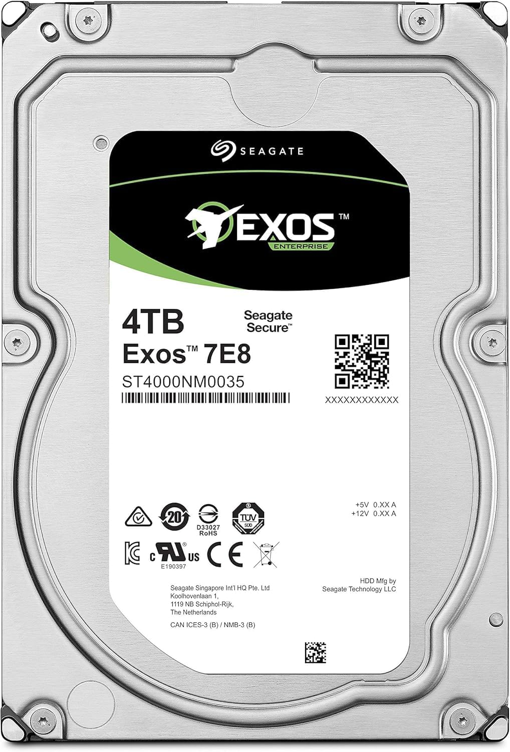 Seagate Exos 7E8 4TB 512n SATA 128MB Cache 3.5-Inch Enterprise Hard Drive (ST4000NM0035) - Best WiFi Mall