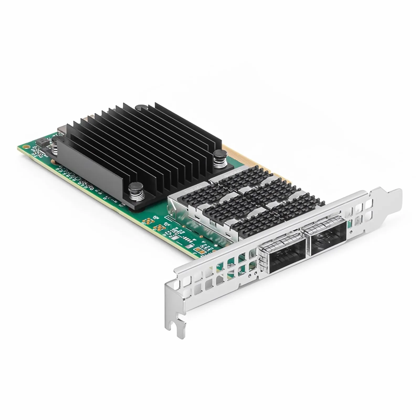 NVIDIA Mellanox MCX623106AN-CDAT ConnectX®-6 Dx EN Adapter Card, 100GbE, Dual-Port QSFP56 PCIe 4.0 x16, No Crypto Tall Bracket - Best WiFi Mall