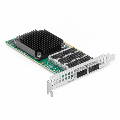 NVIDIA Mellanox MCX623106AN-CDAT ConnectX®-6 Dx EN Adapter Card, 100GbE, Dual-Port QSFP56 PCIe 4.0 x16, No Crypto Tall Bracket - Best WiFi Mall