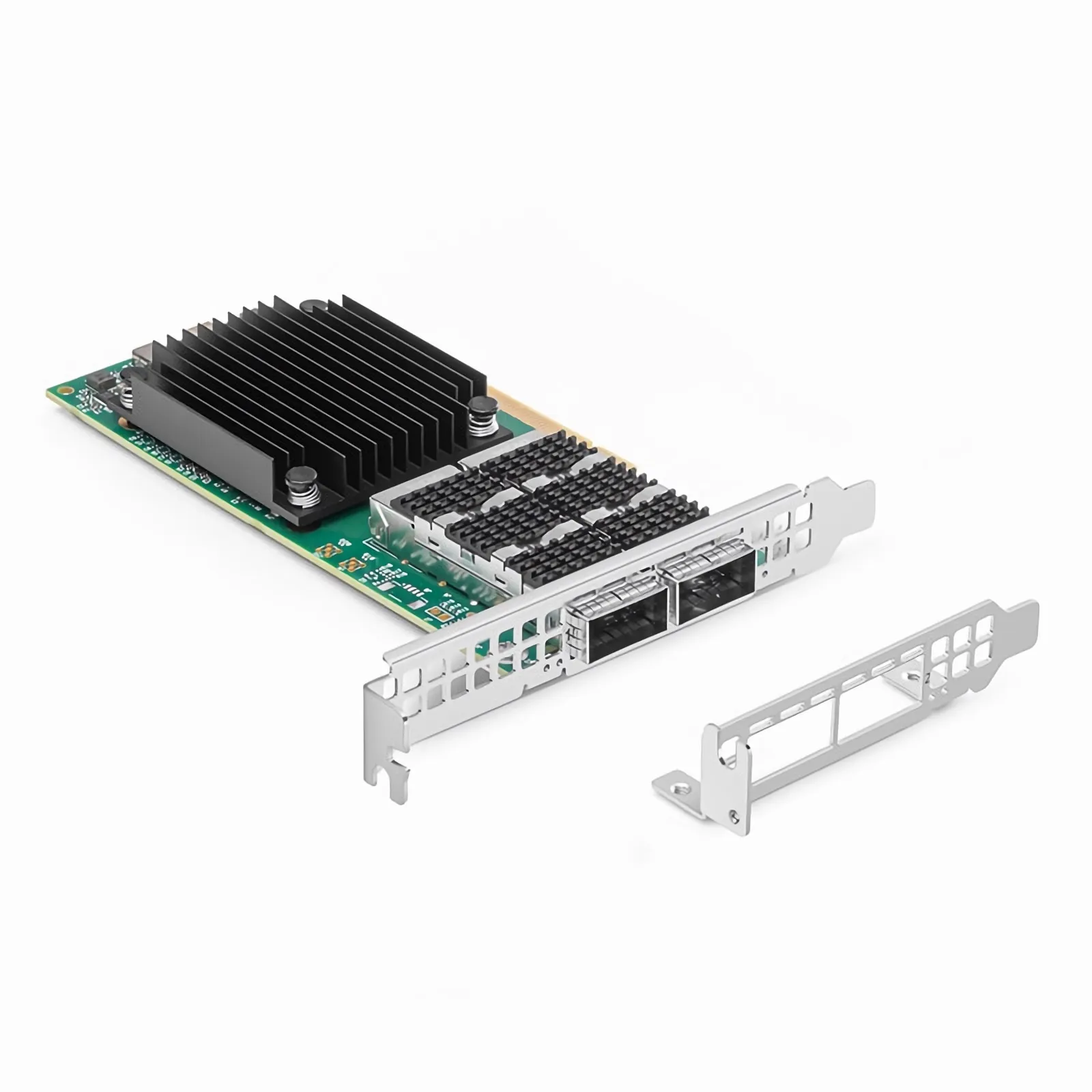 NVIDIA Mellanox MCX623106AN-CDAT ConnectX®-6 Dx EN Adapter Card, 100GbE, Dual-Port QSFP56 PCIe 4.0 x16, No Crypto Tall Bracket - Best WiFi Mall