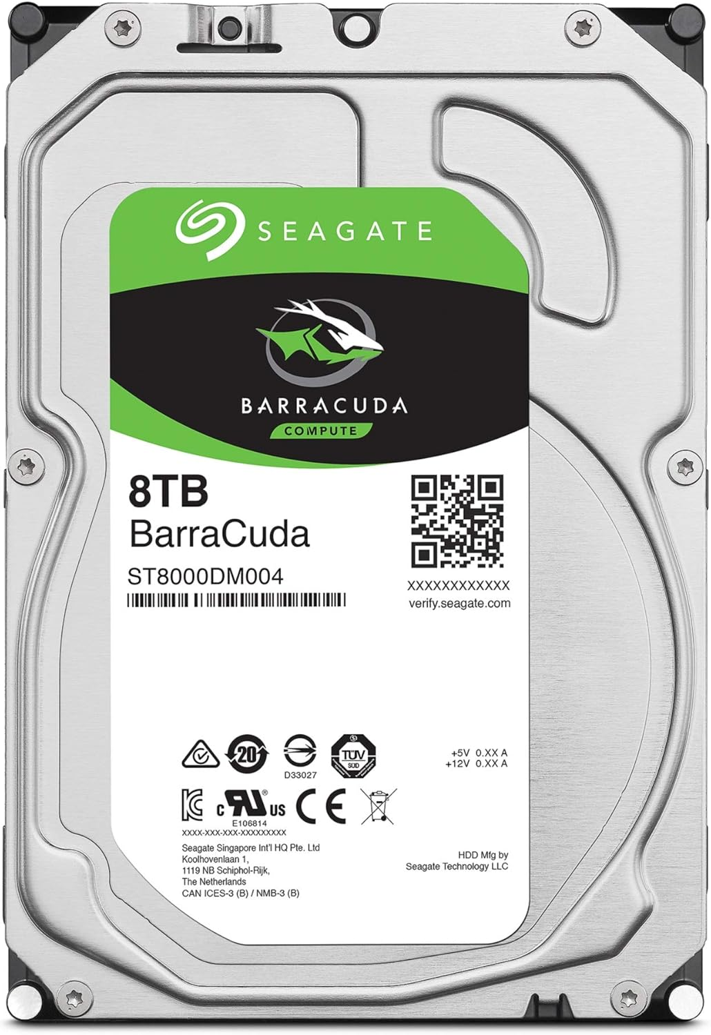 Seagate BarraCuda 8 TB Internal Hard Drive HDD – 3.5 Inch SATA 6 Gb/s, 5,400 RPM, 256 MB Cache for Computer Desktop PC (ST8000DMZ04) - Best WiFi Mall