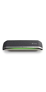 Poly Sync 20+ Personal Portable Bluetooth Smart Speakerphone (Plantronics) - USB-A UC Bluetooth Adapter - Connect Wirelessly to PC/Mac/Cell Phone - Works w/Teams, Zoom, & More
