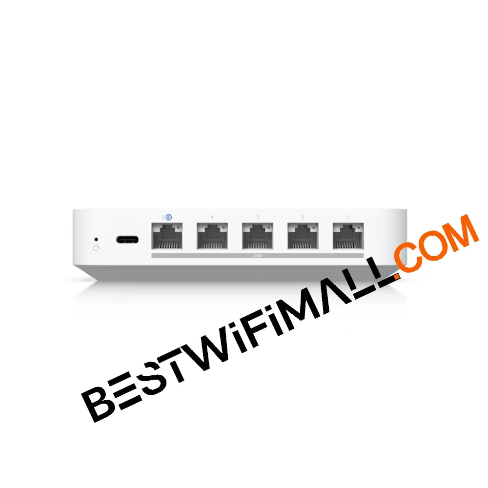 UBIQUITI Cloud Gateway Max UCG-Max-NS UCG-Max Compact 2.5G 30+UniFi Device 300+Client Support 2.3 Gbps IPS Routing, NVR Storage