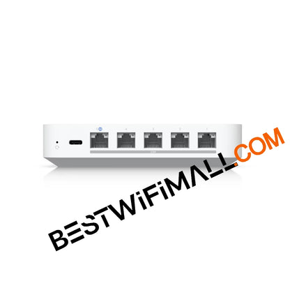 UBIQUITI Cloud Gateway Max UCG-Max-NS UCG-Max Compact 2.5G 30+UniFi Device 300+Client Support 2.3 Gbps IPS Routing, NVR Storage