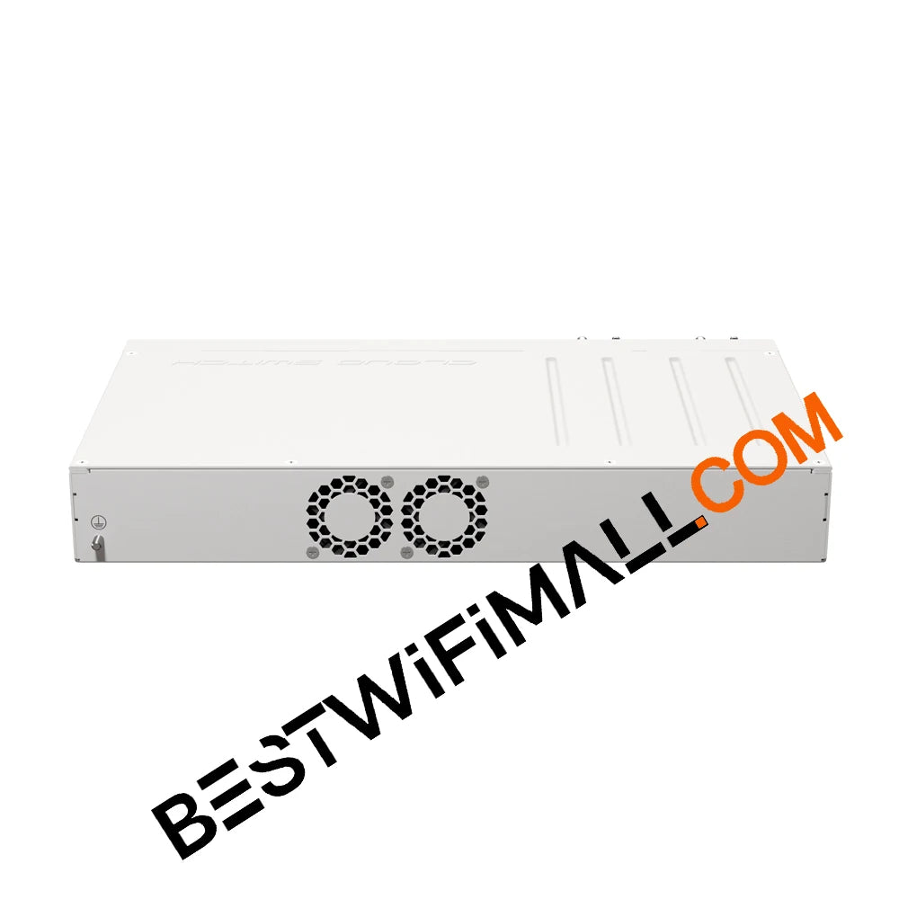 MikroTik CRS510-8XS-2XQ-IN 100 Gigabit Switch 2x100 Gigabit QSFP28 Ports, 8x25 Gigabit SFP28 Ports Dual Hot-Swap Power Supplies
