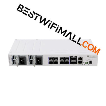 MikroTik CRS510-8XS-2XQ-IN 100 Gigabit Switch 2x100 Gigabit QSFP28 Ports, 8x25 Gigabit SFP28 Ports Dual Hot-Swap Power Supplies