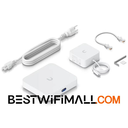 UBIQUITI Cloud Gateway Max UCG-Max-NS UCG-Max Compact 2.5G 30+UniFi Device 300+Client Support 2.3 Gbps IPS Routing, NVR Storage