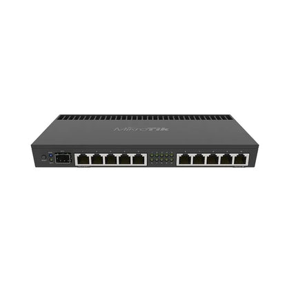 Mikrotik RB4011iGS+RM Powerful 10xGigabit Port Router with a Quad-Core 1.4Ghz CPU, 1GB RAM, SFP+10Gbps Cage with Rack Ears - Best WiFi Mall
