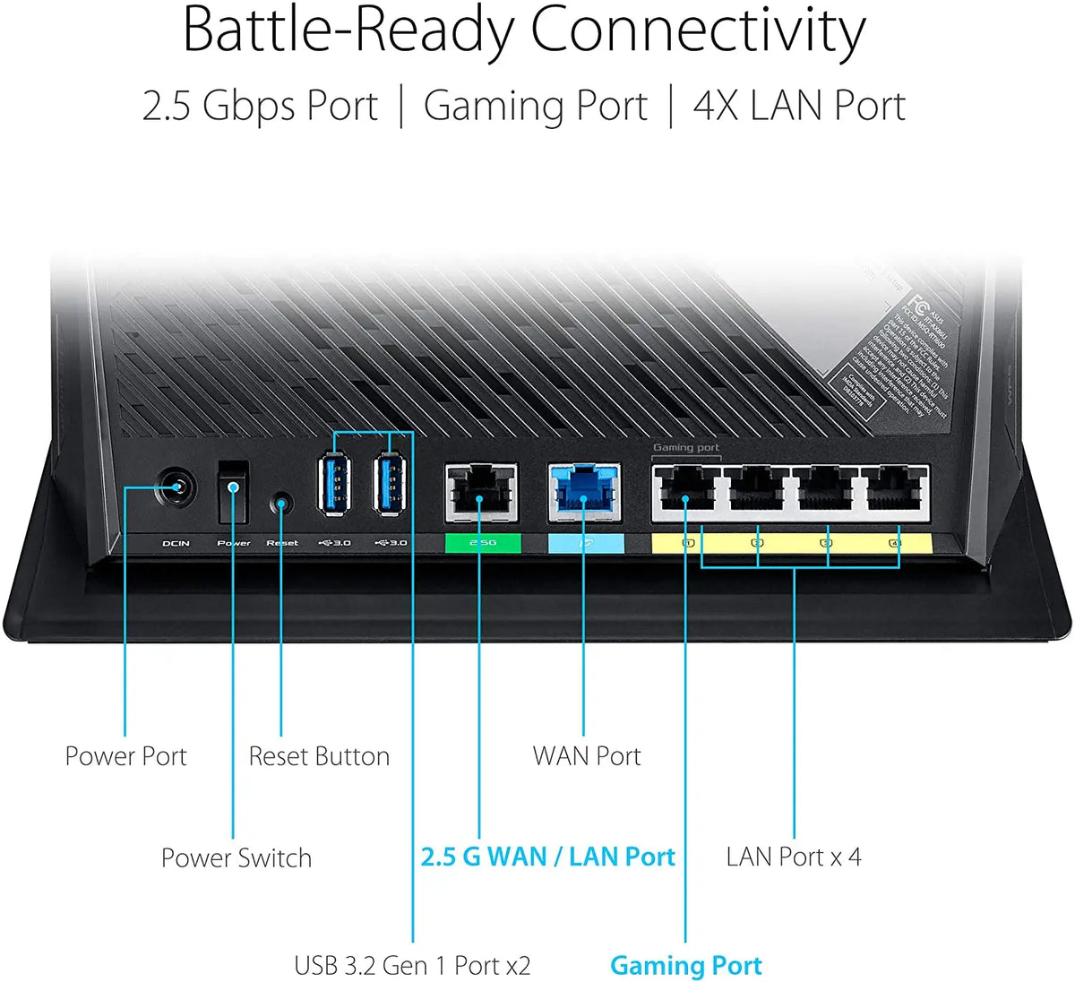 Nvidia Wifi7 Router ASUS RT-AX86U AX5700 ROG Gaming WiFi Router 5700 Mbps Dual Band Wi-Fi ...