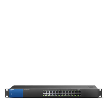 LINKSYS LGS124P With 16-Port PoE+ Switch Business Desktop Gigabit Wired Connection Speed Up To 1,000 Mbps 24 Gigabit Ethernet - Best WiFi Mall