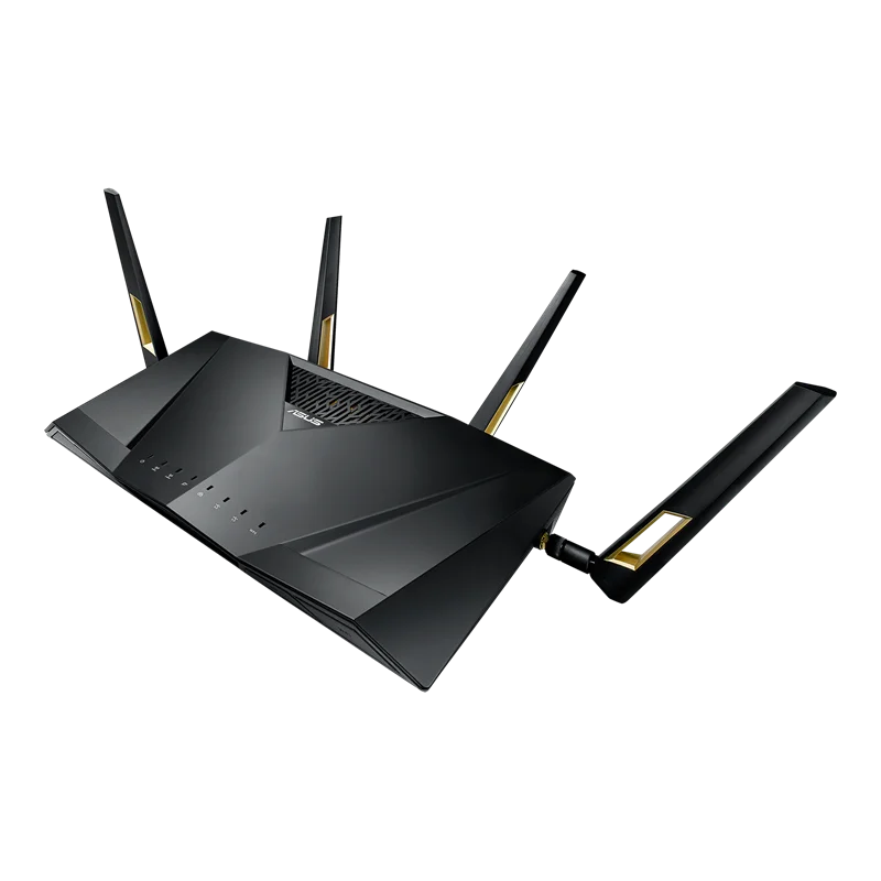 ASUS RT-AX88U Gaming Router Wi-Fi 6 802.11ax 4x4 Up to 6000Mbps AX6000 MU-MIMO &OFDMA 2.4GHz/5GHz WiFi 4 Antennas+8 Lan 1000Mbps - Best WiFi Mall