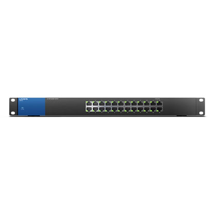 LINKSYS LGS124P With 16-Port PoE+ Switch Business Desktop Gigabit Wired Connection Speed Up To 1,000 Mbps 24 Gigabit Ethernet - Best WiFi Mall