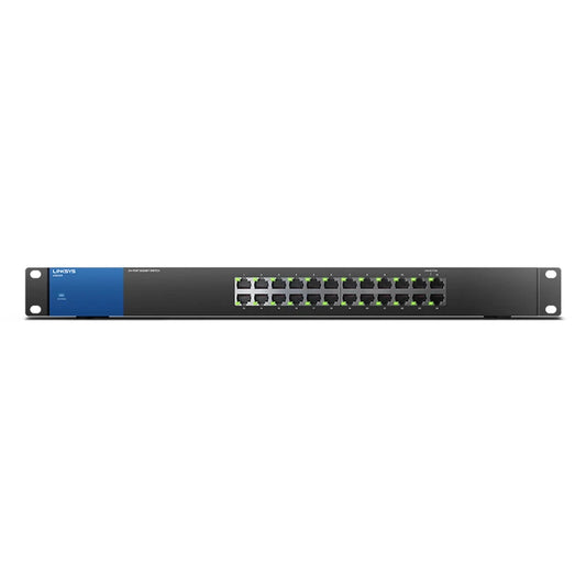 LINKSYS LGS124 24 Port Business Desktop Gigabit Switch Wired Connection Speed Up1000 Mbps 24 Gigabit Ethernet Auto-Sensing