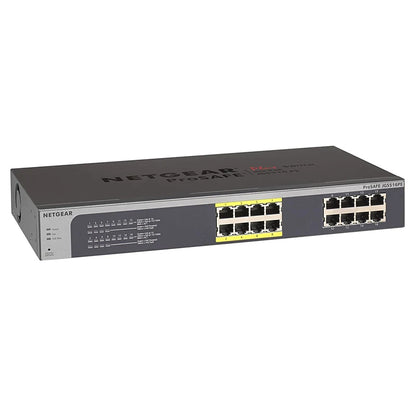 NETGEAR JGS516PE ProSafe Plus Ethernet Switch 16 Ports 8xPOE 8xRJ NETGEAR JGS516PE ProSafe Plus Ethernet Switch 16 Ports 8xPOE 8xRJ