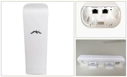 Ubiquiti NSM5 Nanostation Outdoor WiFi Bridge 5GHz 802.11n Hi-power 20dBm AirMax TDMA PoE airMAX CPE 150+Mbps Within 5KM 1 Piece - Best WiFi Mall
