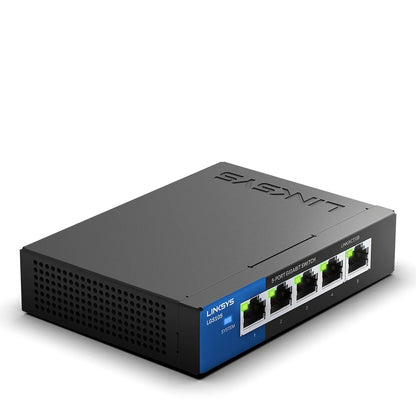 LINKSYS LGS105 5-Port Business Desktop Gigabit Switch Wired connection speed up to 1000 Mbps 5 Gigabit Ethernet auto-sensing por - Best WiFi Mall