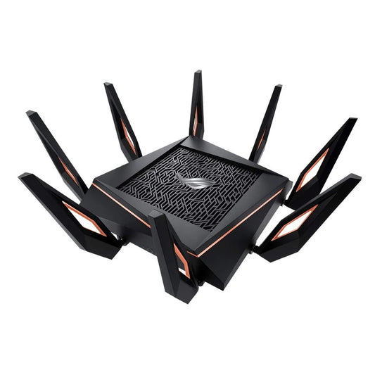 ASUS GT-AX11000 Tri-band Wi-Fi Gaming Router World's First 10 Gigabit With Quad-Core Processor 2.5G Gaming Port DFS WiFi 6 - Best WiFi Mall