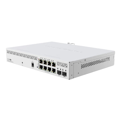 MIKROTIK CSS610-8P-2S+IN Switch Caffordable PoE Powerhouse 8 x Gigabit PoE-Out Ports and 2 x 10 Gigabit SFP+ Ports,162W, VLAN - Best WiFi Mall