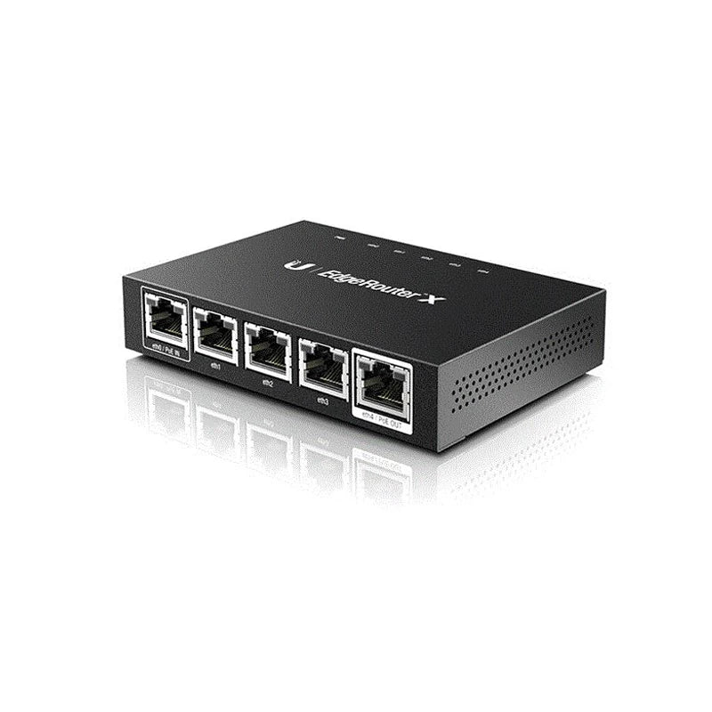 UBIQUITI ER-X Router EdgeRouter X Advanced Gigabit Ethernet Routers 256MB Storage 5x Gigabit RJ45 Ports - Best WiFi Mall