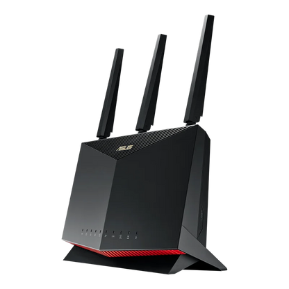 ASUS RT-AX86U AX5700 ROG Gaming WiFi Router 5700 Mbps Dual Band Wi-Fi 6 802.11ax, Up To 2500 Sq Ft & 35+ Devices, NVIDIA GeForce - Best WiFi Mall