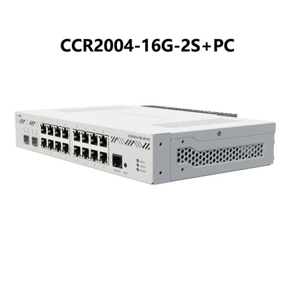 Mikrotik CCR2004-16G-2S+PC or CCR2004-16G-2S+ CCR2004 Series Router 16x Gigabit Ethernet Ports, 2x10G SFP+ Cages - Best WiFi Mall