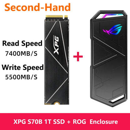 ASUS ROG STRIX ARION External Hard Disk M.2 NVMe SSD Enclosure USB3.2 GEN2 Type-C, Fits PCIe 2280/2260/2242/2230 M/M+B Key - Best WiFi Mall