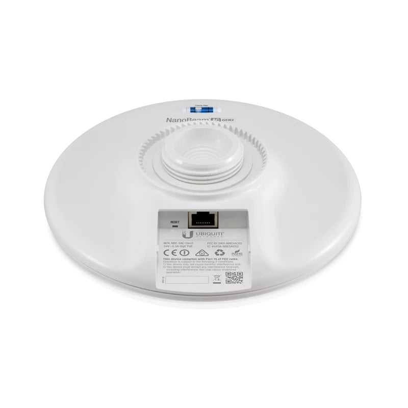 Ubiquiti Networks NBE-5AC-GEN2 5GHz NanoBeam Point-to-Point for 10KM,Wireless Bridge AC GEN2 High-Performance airMAX Only 1 Unit - Best WiFi Mall