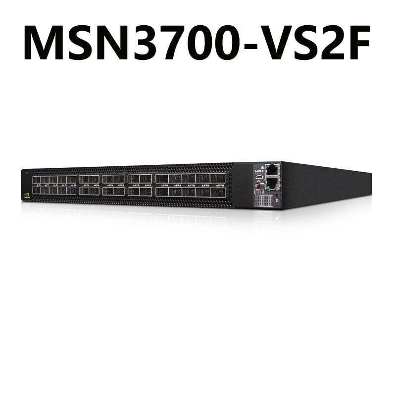NVIDIA Mellanox MSN3700-VS2F Spectrum-2 200GbE 1U Open Ethernet Switch Onyx System 32x200GbE QSFP56 - Best WiFi Mall