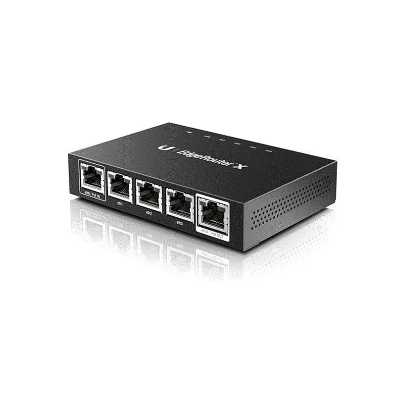 UBIQUITI ER-X Router EdgeRouter X Advanced Gigabit Ethernet Routers 256MB Storage 5x Gigabit RJ45 Ports - Best WiFi Mall