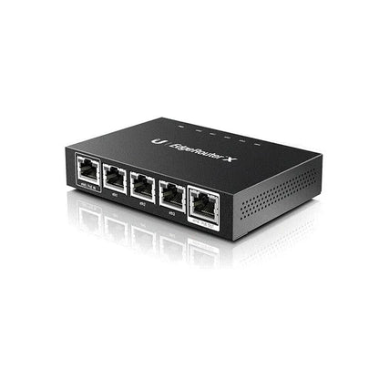 UBIQUITI ER-X Router EdgeRouter X Advanced Gigabit Ethernet Routers 256MB Storage 5x Gigabit RJ45 Ports - Best WiFi Mall