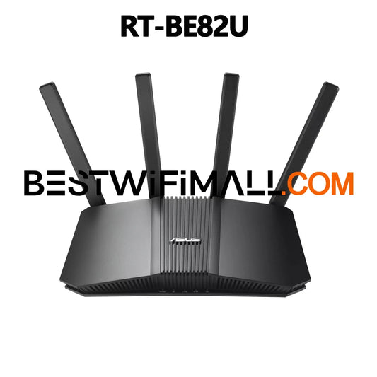 ASUS RT-BE82U WiFi 7 Dual-Band Extendable Router BE6500 AiMesh 4K-QAM MLO 5x2.5GbE Ports 802.11BE IoT VPN Kid’s Network 2500Sq.f