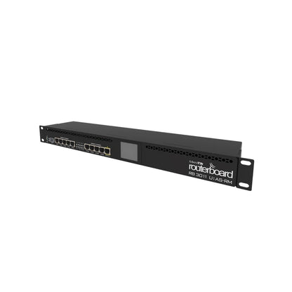 Mikrotik RB3011UIAS-RM Router RouterBOARD 10xGigabit Ethernet, USB 3.0, LCD, RB3011 10x10/100/1000 Ethernet Ports - Best WiFi Mall