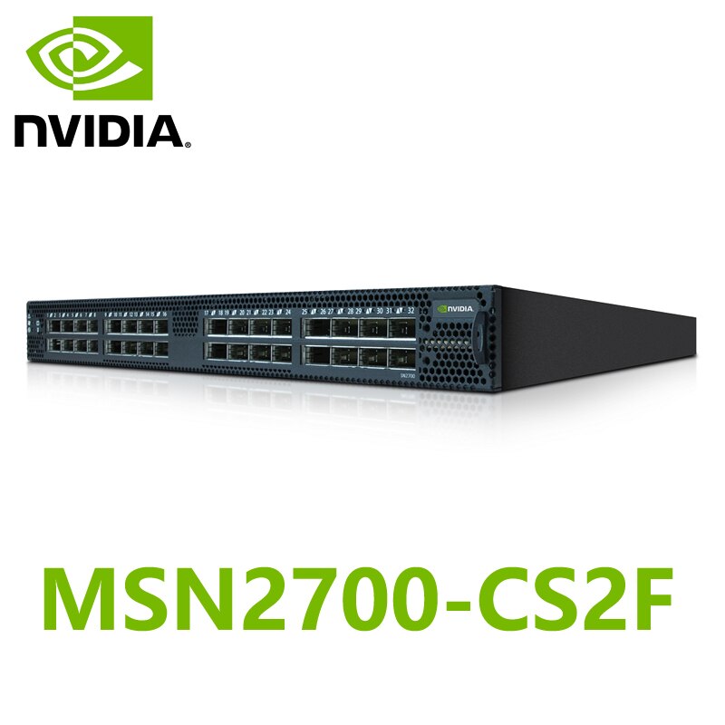 NVIDIA Mellanox MSN2700-CS2F Spectrum 100GbE 1U Open Ethernet Switch 32x100GbE Posts - Best WiFi Mall