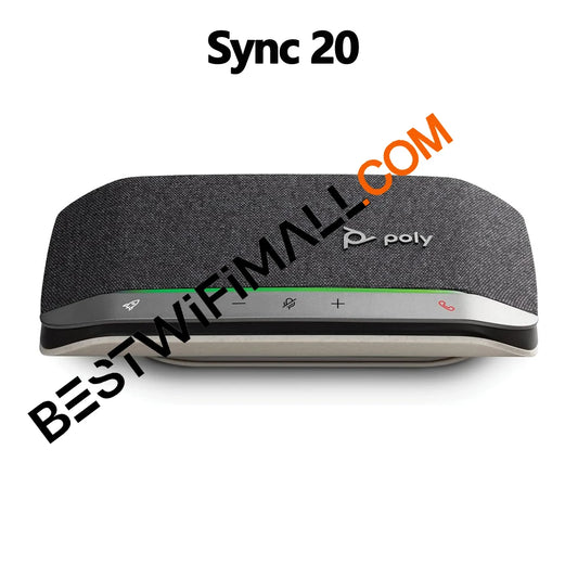 Poly Sync 20 USB-C Personal Portable Smart Speakerphone (Plantronics) Noise/Echo ReductionWorks w/Teams, Zoom, PC, Mac, Mobile