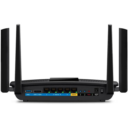 LINKSYS EA8500 AC2600 Max-Stream MU-MIMO Gigabit Smart Wi-Fi 5 Router Dual-Band 2.6 Gbps WiFi Speeds, 15+ Devices, WEP, WPA