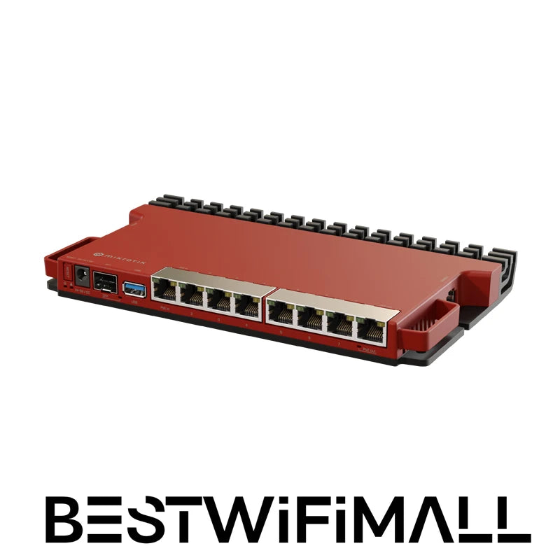 MikroTik L009UiGS-RM Router, A Powerful Dual-Core ARM CPU, With PoE, 2.5G SFP Port, With 1U Rackmount Accessories - Best WiFi Mall
