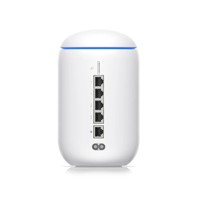 UBIQUITI UDR Dream Router Security Gateway, UniFi OS Console with an integrated WiFi 6 Router and multiple PoE & storage ports - Best WiFi Mall