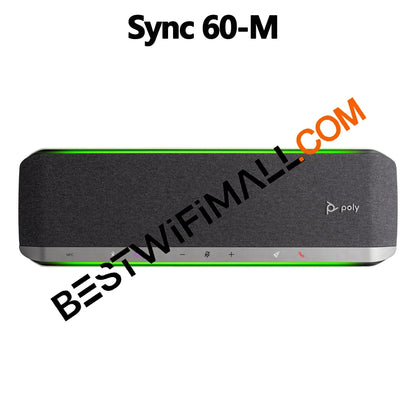 Poly Sync 60-M Smart Speakerphone Up to 30 M, +USB-A to USB-C Cable Bluetooth - Best WiFi Mall