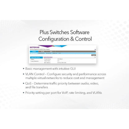 NETGEAR GS108PE 8-Port Gigabit Ethernet Smart Managed Plus PoE Switch with 4 x PoE 53W, and ProSAFE Limited Lifetime Protection - Best WiFi Mall