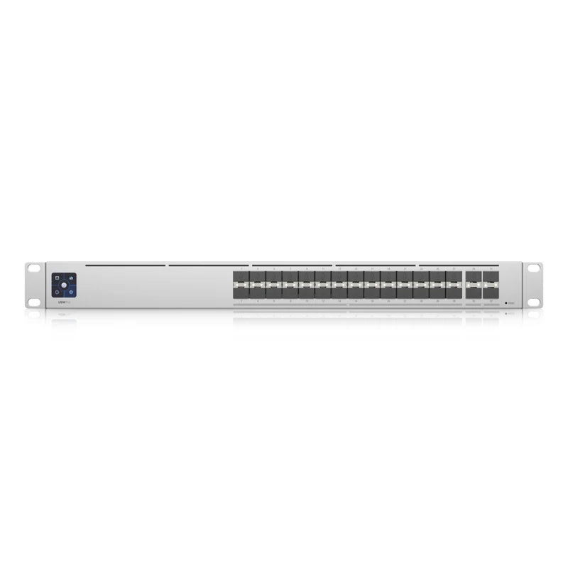 UBIQUITI USW-Pro-Aggregation Switch Pro Aggregation 28x10G SFP+, 4x 25G SFP28 Ports, 760Gbps Switching capacity Layer 3 switch - Best WiFi Mall