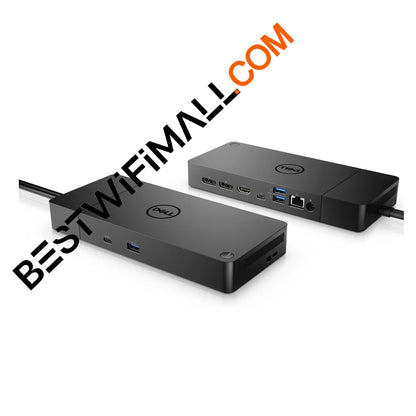 Dell Performance Dock WD19DCS Docking Station with 210W Power Adapter + HDMI Cable + Display Port Cable